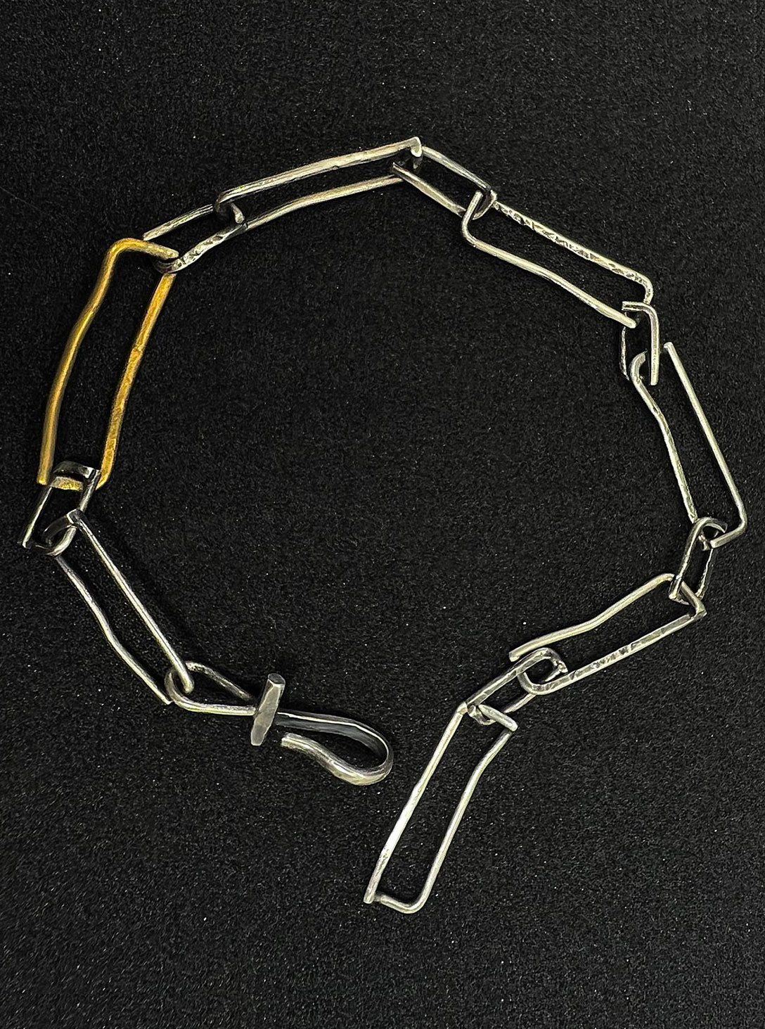 Rectangular link bracelet