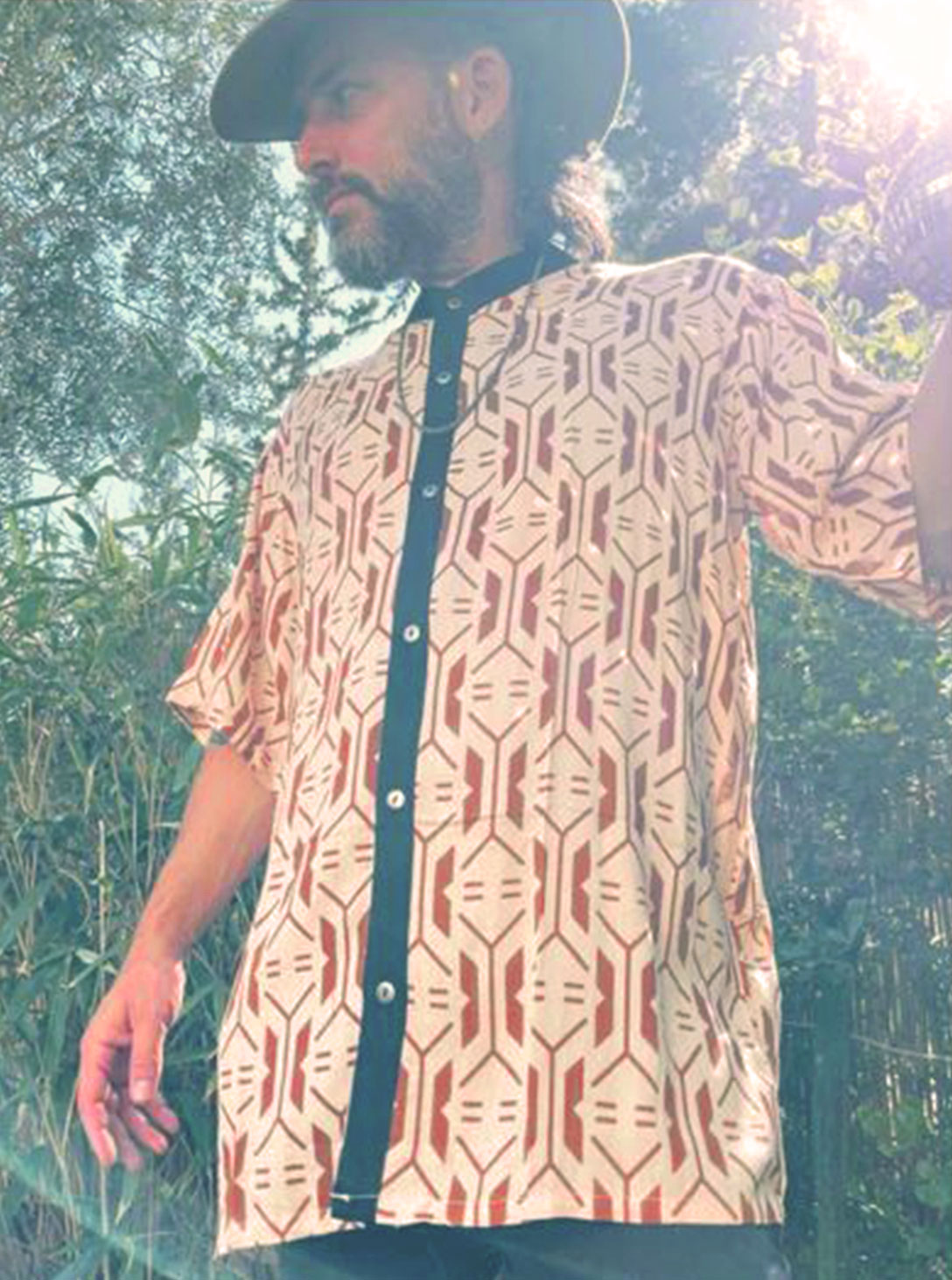 CHINESE B-SHIRT BEIGE-Unisex