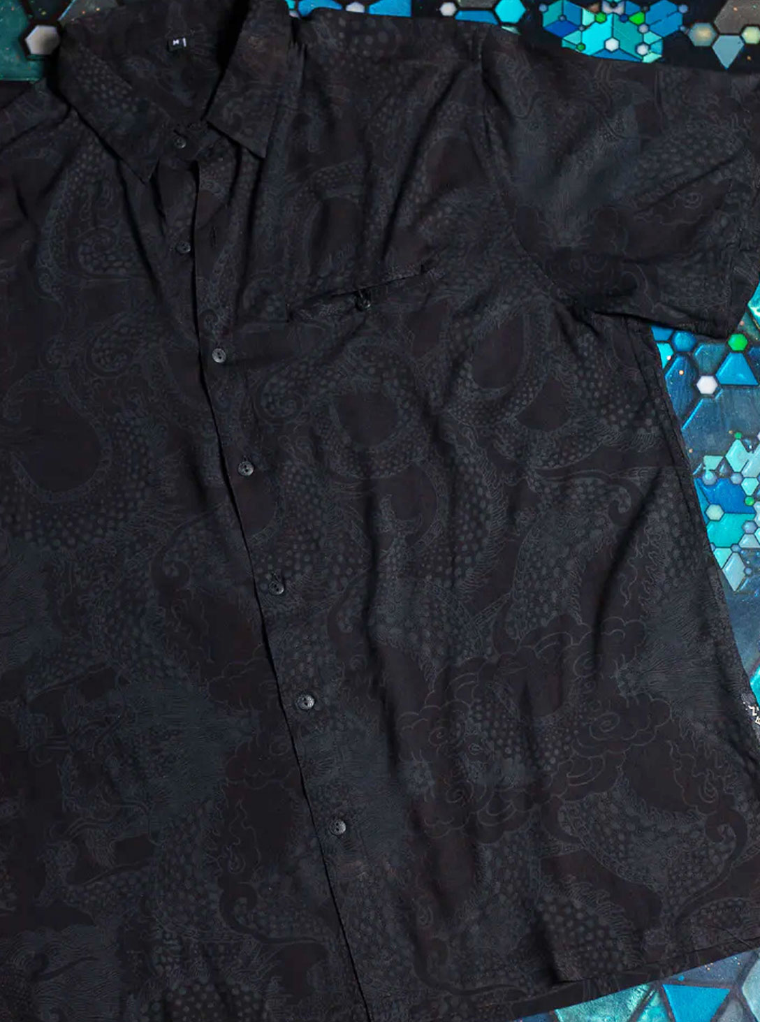 Bamboo Shirt BLACK DRAGONS