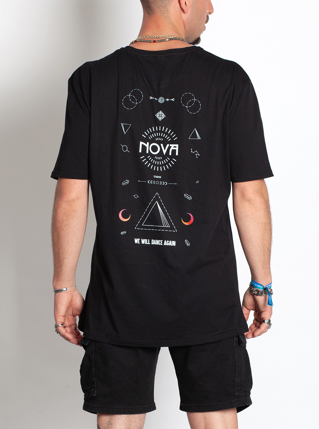 NOVA T-SHIRT Triangle Hope BLACK