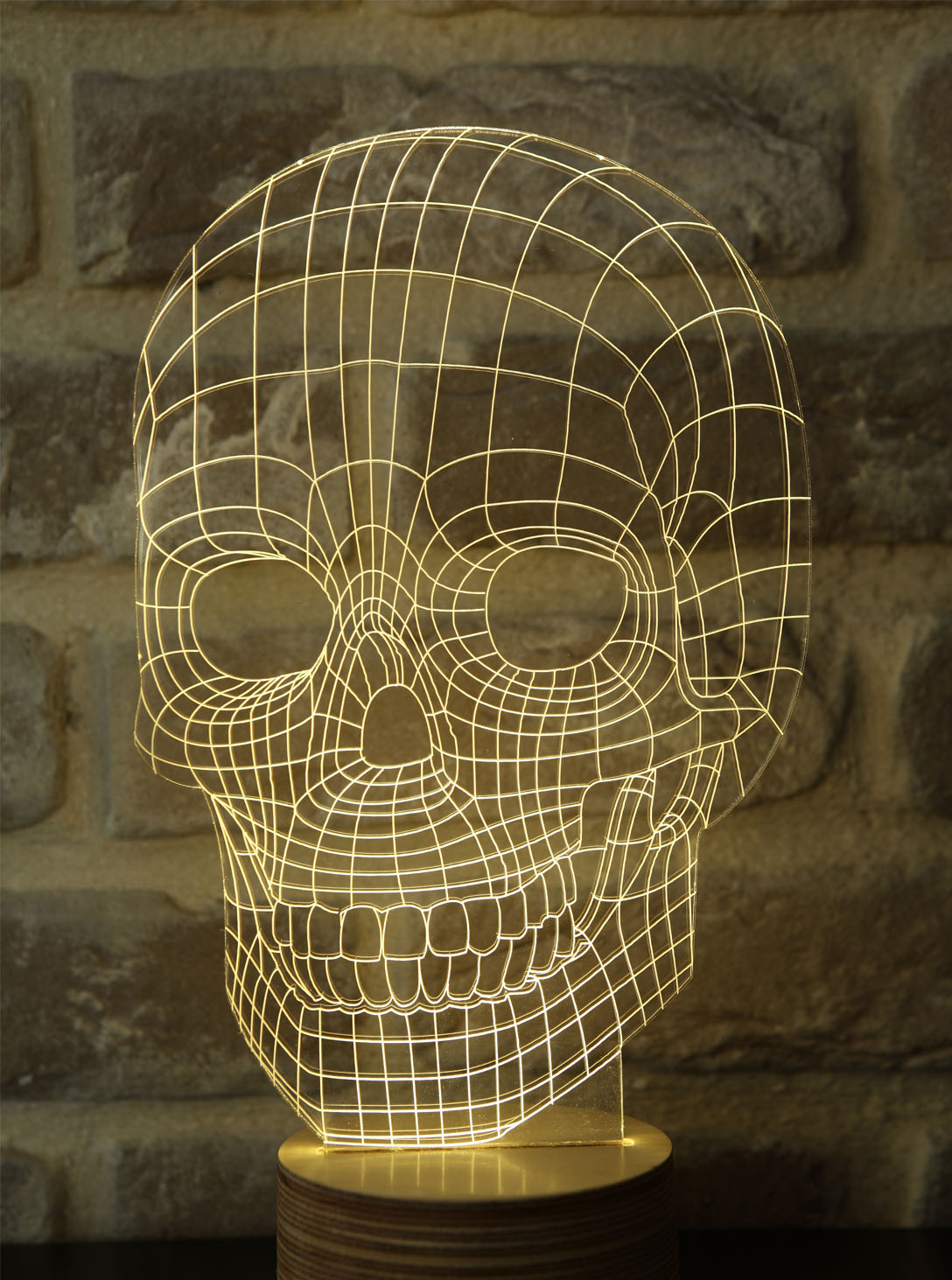 skull lamp