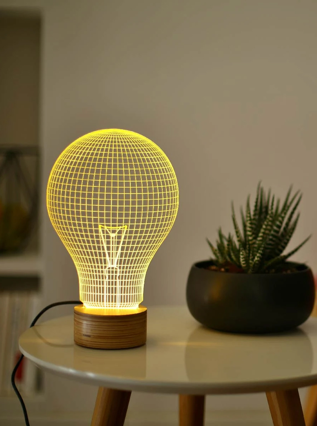 Yellow Bulb Lamp - Thumbnail 3