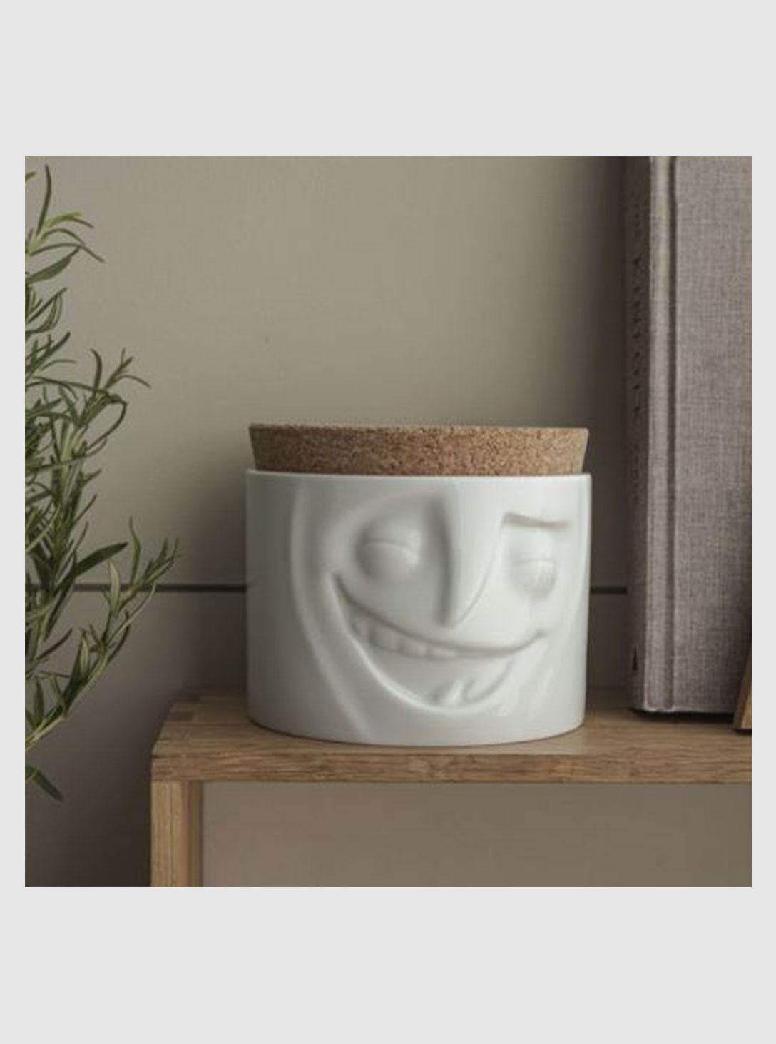 CHEERFUL58 JAR WHITE 900ML