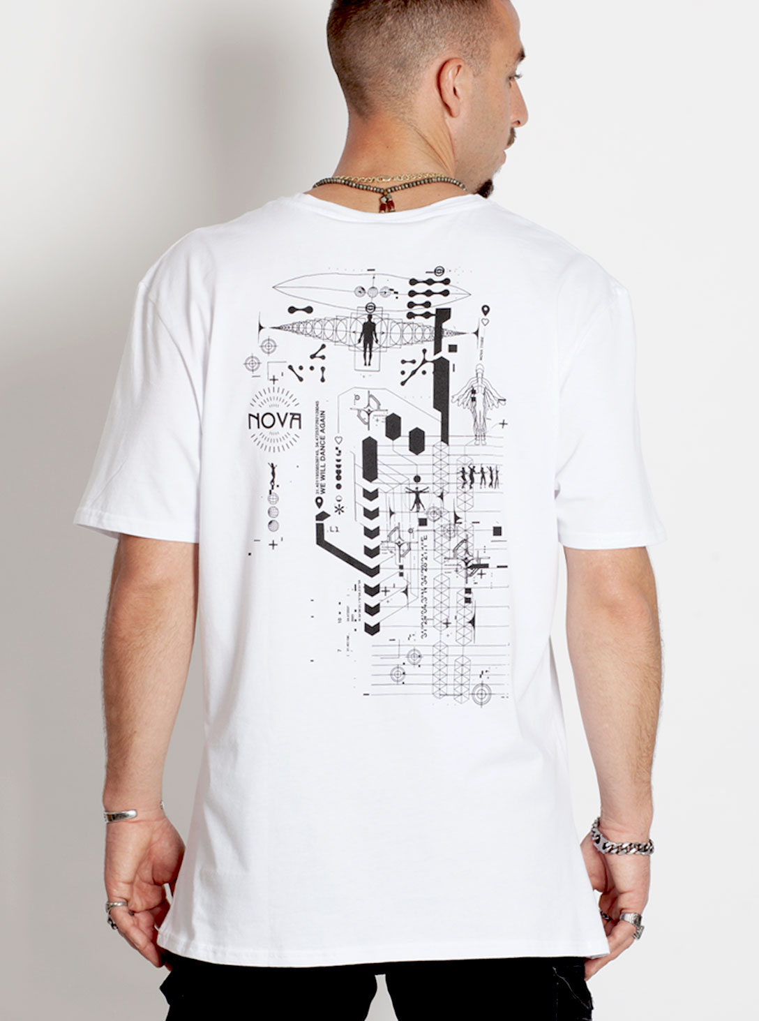 NOVA T-SHIRT HUMAN MADE WHITE - Plazmalab | Plazmalab Urban