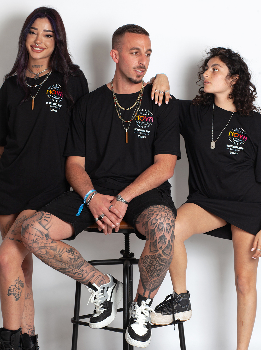 NOVA T-SHIRT Triangle Hope BLACK