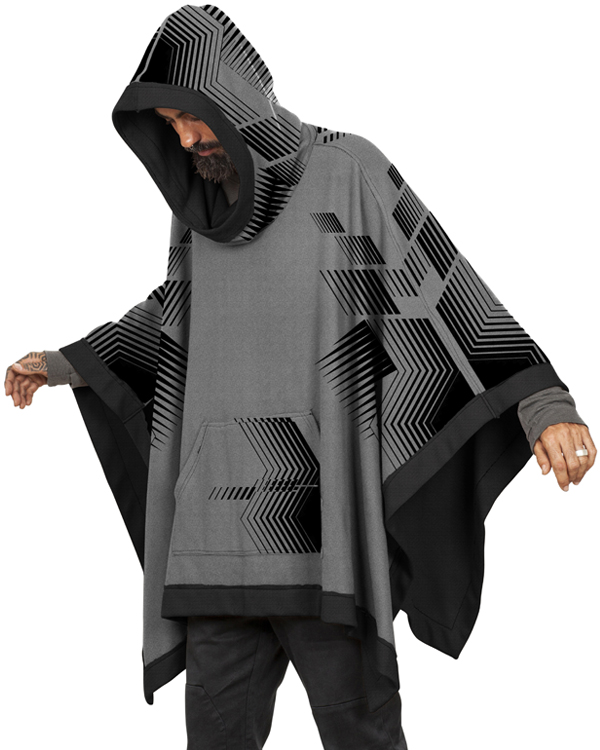 MAVERICK PONCHO ICE GREY