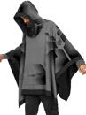 MAVERICK PONCHO ICE GREY