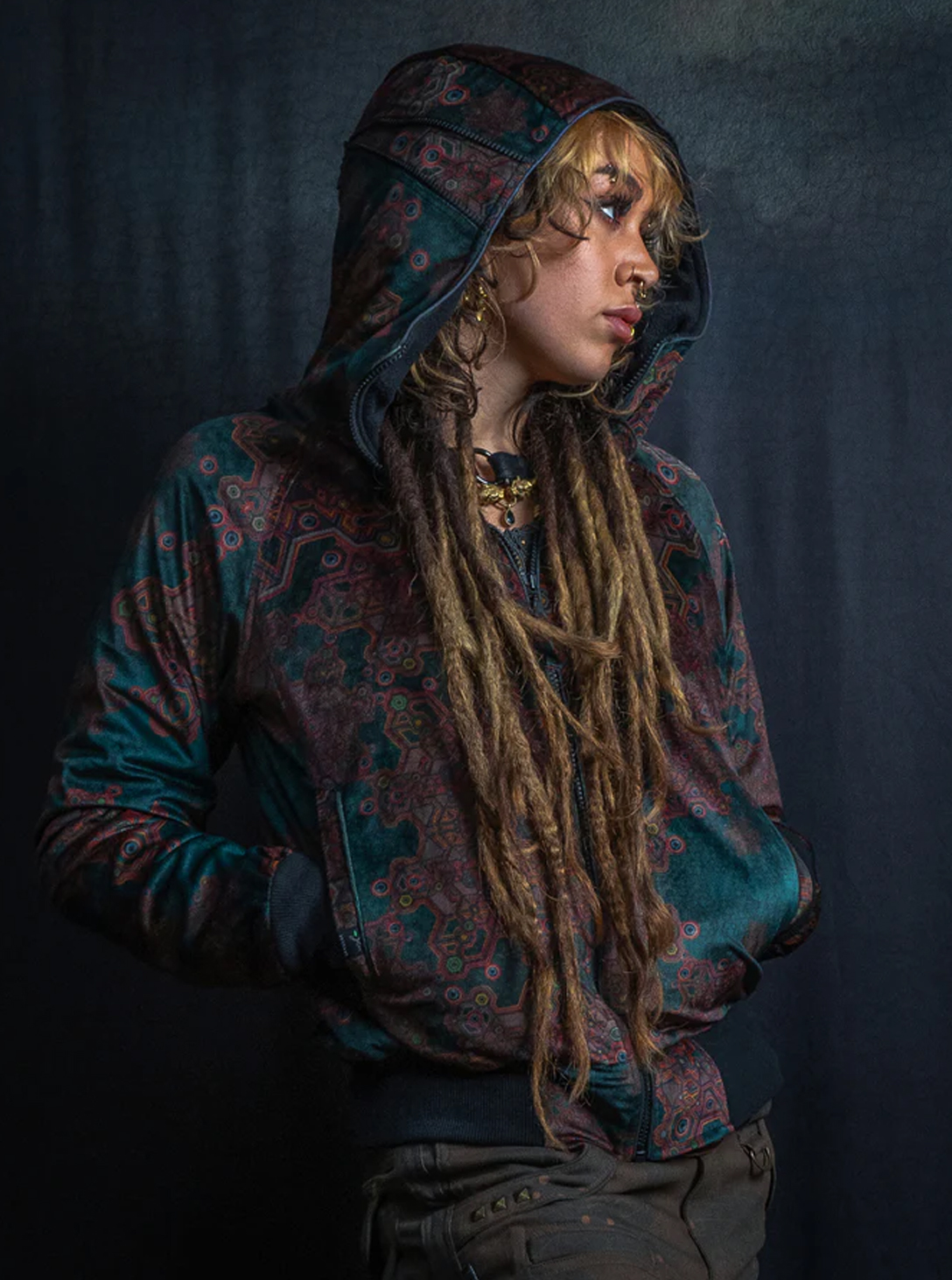 VELVET FAWN WOMEN HOOD-ATLANTE