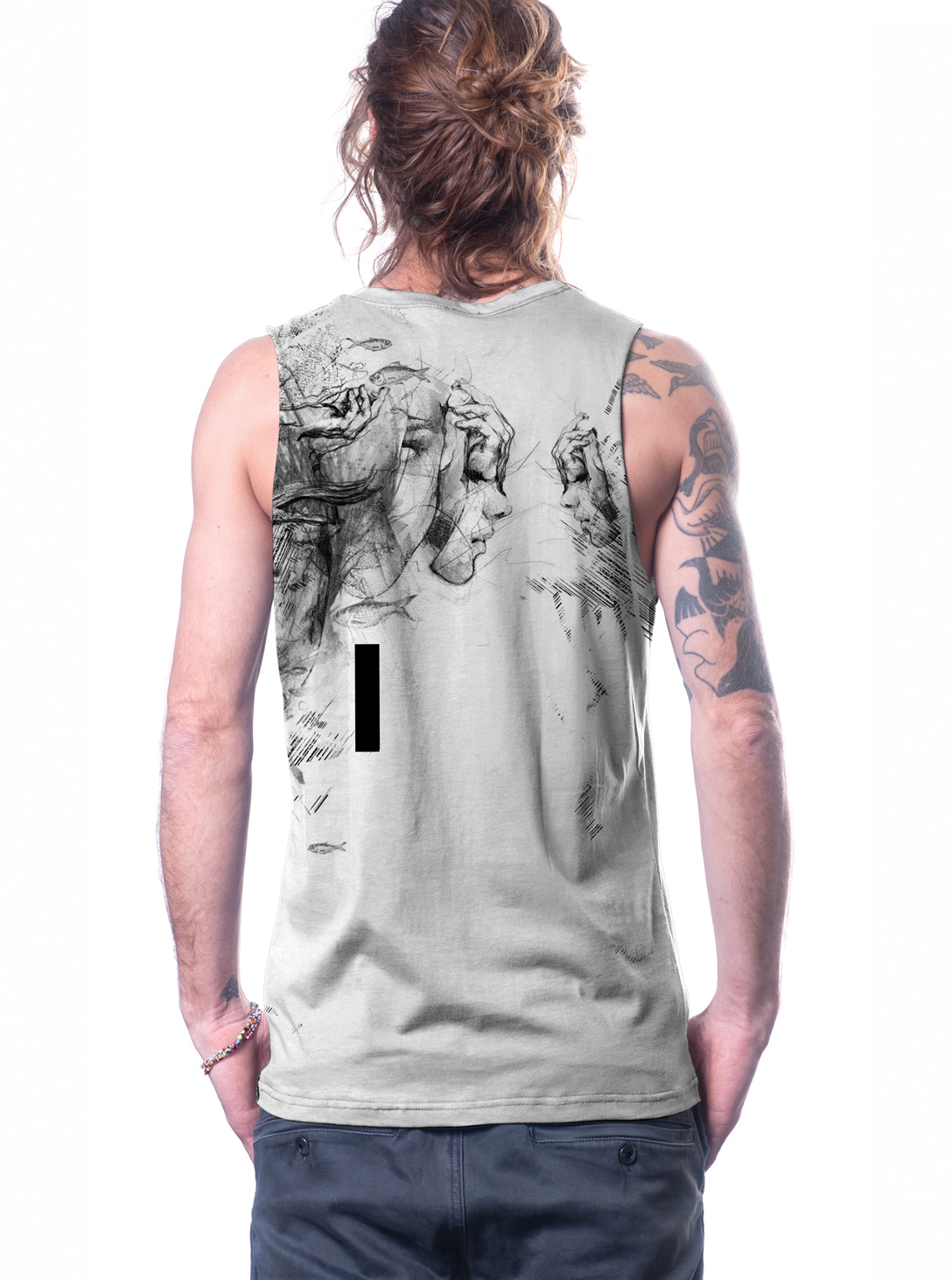 ATLANTIS MEN TANK TOP WHITE