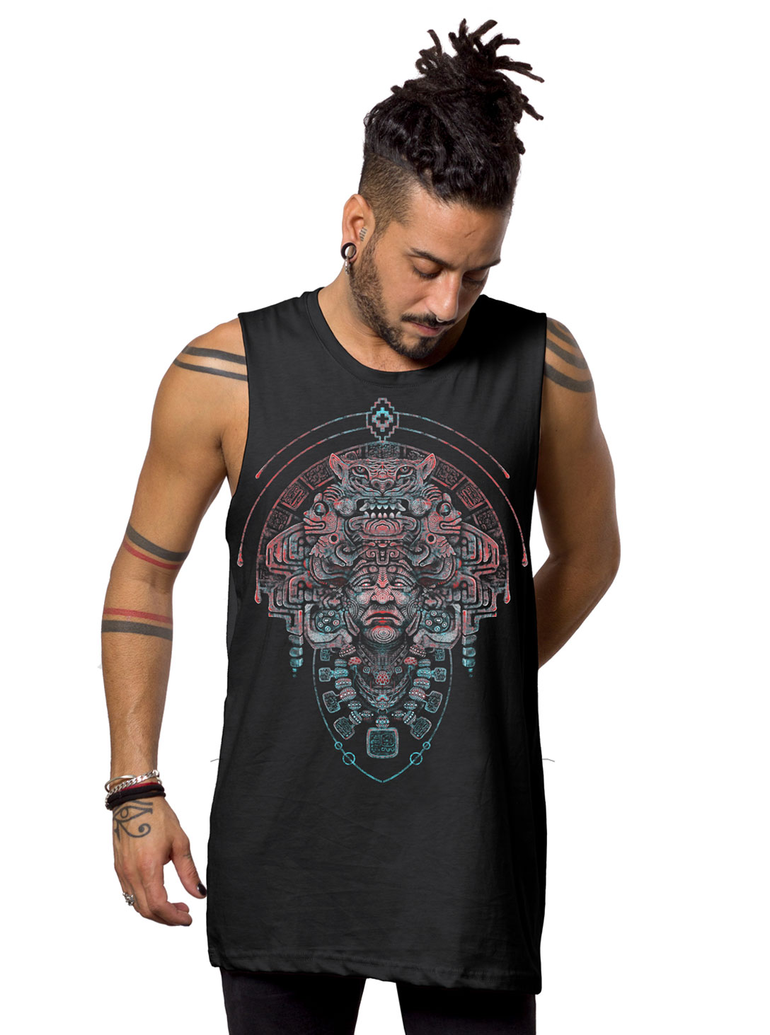 BAMBOO FOREST TANK TOP DARK BROWN