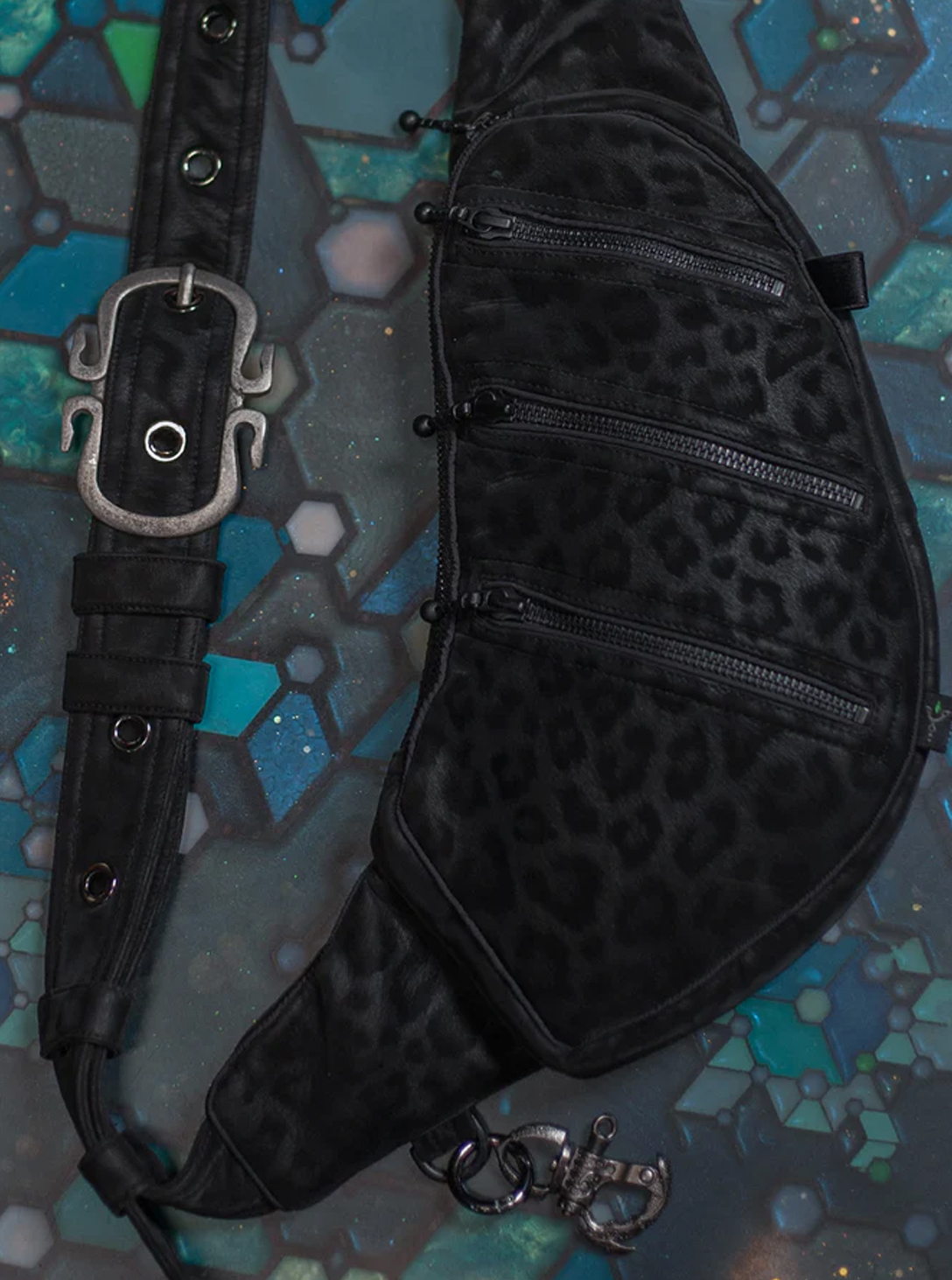 BOTTA BAG-BLACK LEOPARD
