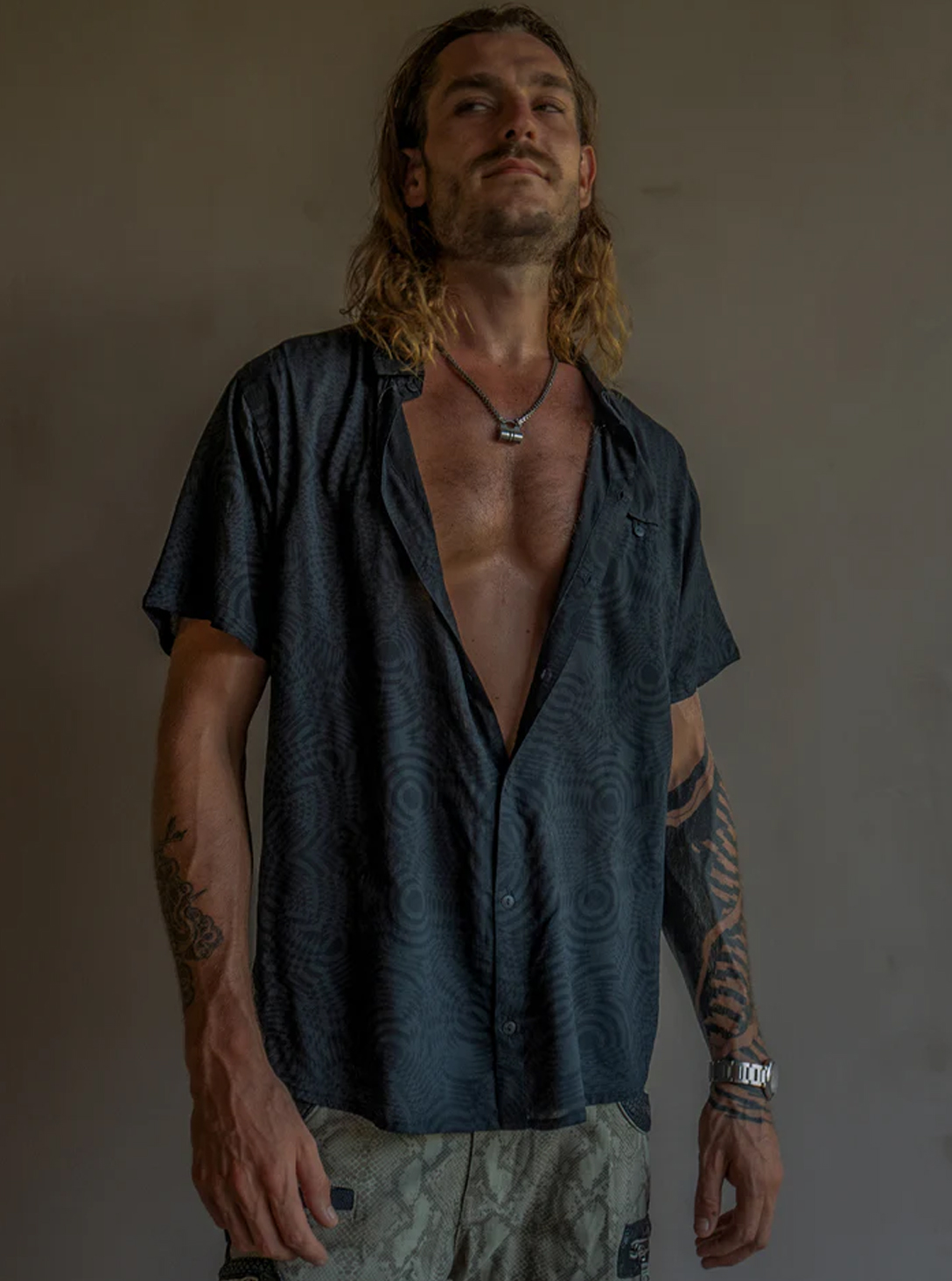 Bamboo Shirt BLACK WIERD NOIZES