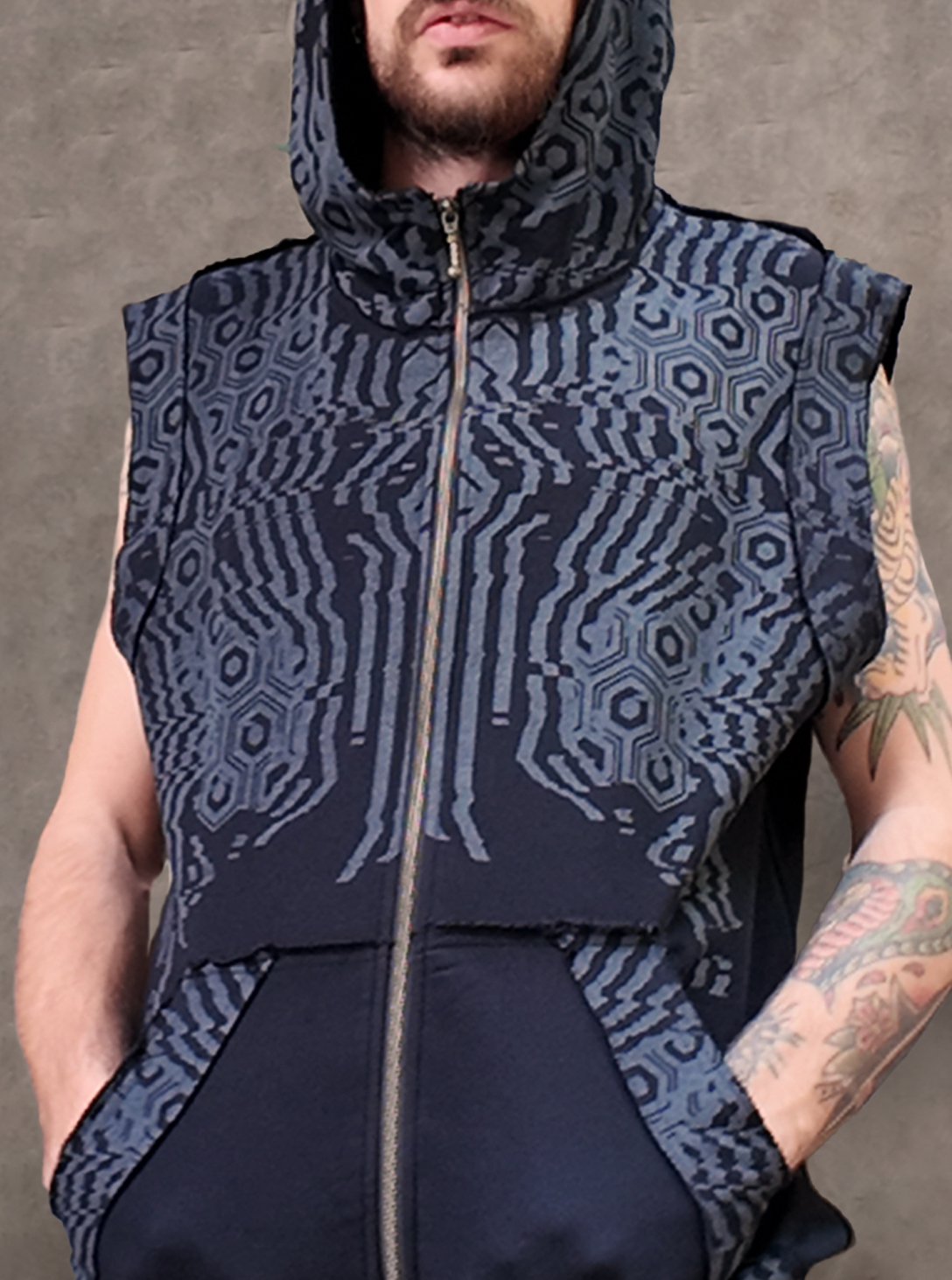 ICHI MEN VEST BLACK