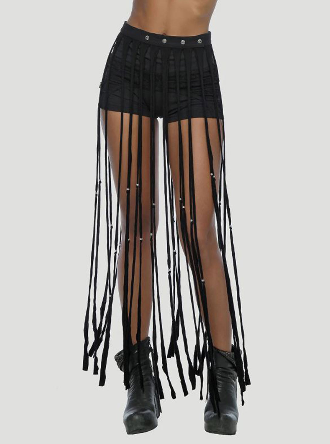SPLICE SKIRTED BLACK