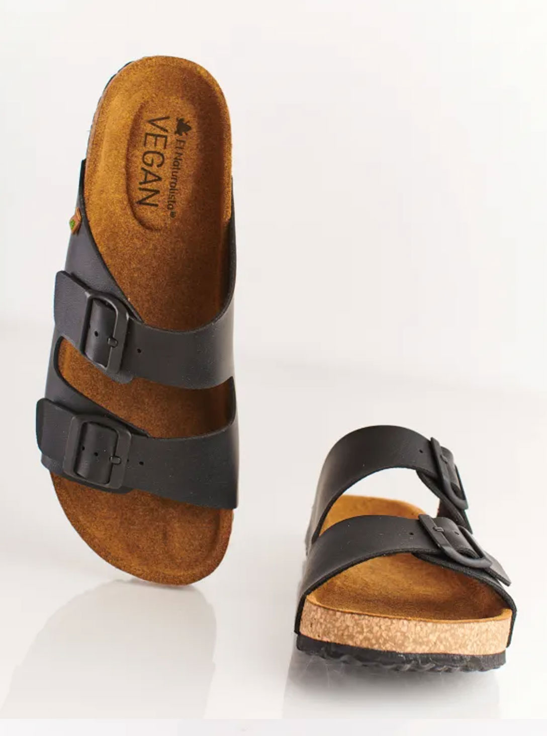 Waraje Vegan FLIP FLOPS BLACK