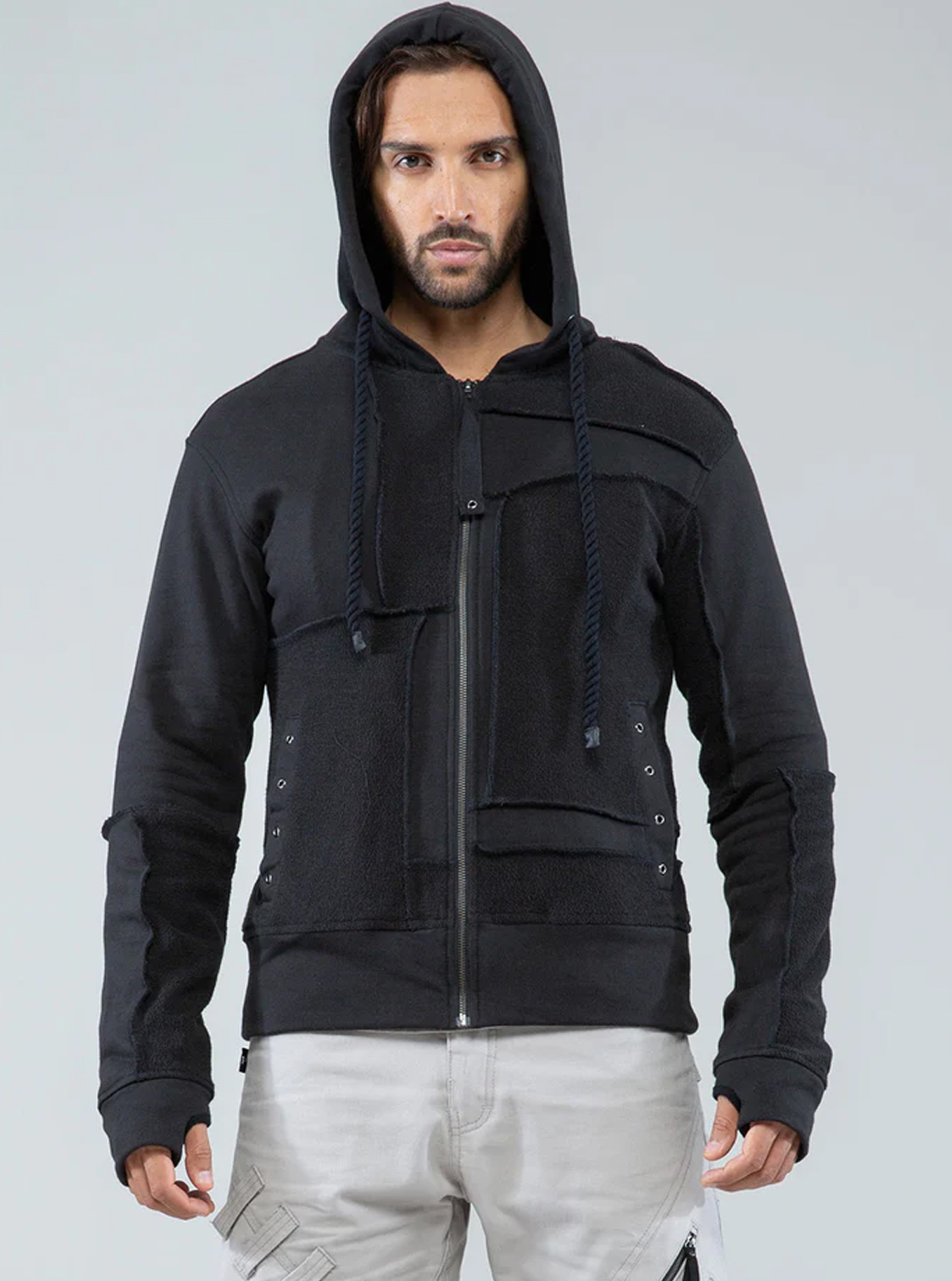 MATLOCK MEN'S HOODED JACKET BLACK