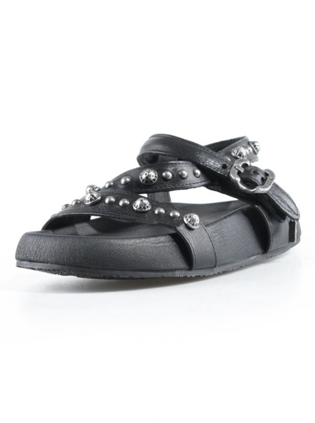 Sandals- leather with straps black