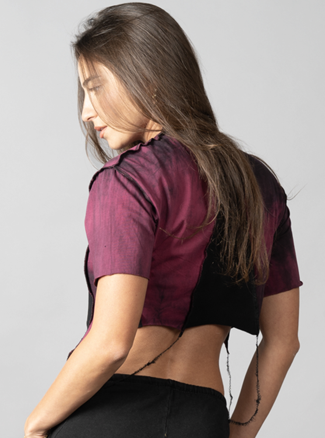 SONIC BORDEAUX-BLACK STITCH