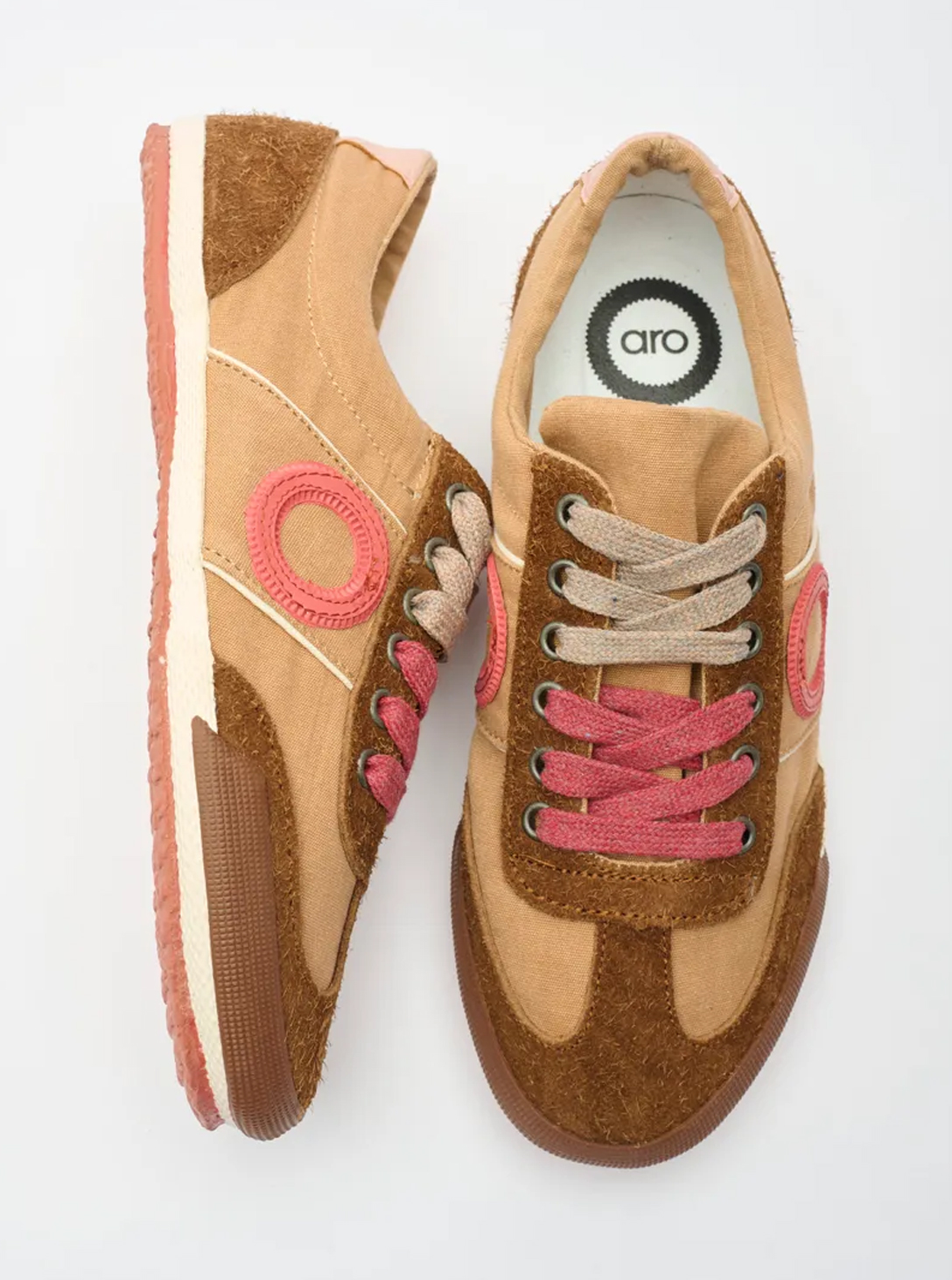  MAY WOMEM'S CANVAS sneakers BROWN