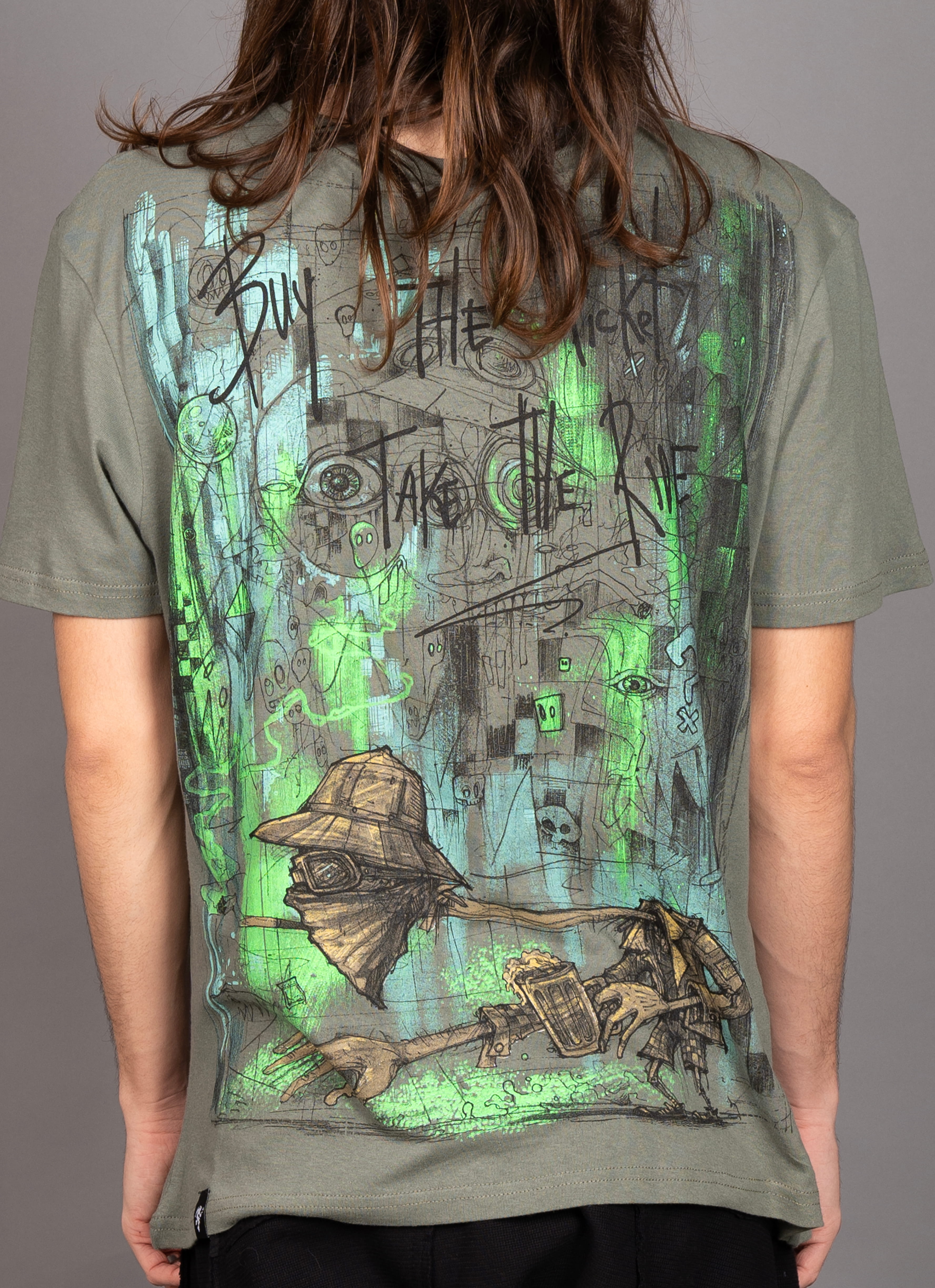 Buy the ticket MEN'S T-SHIRT OLIVE