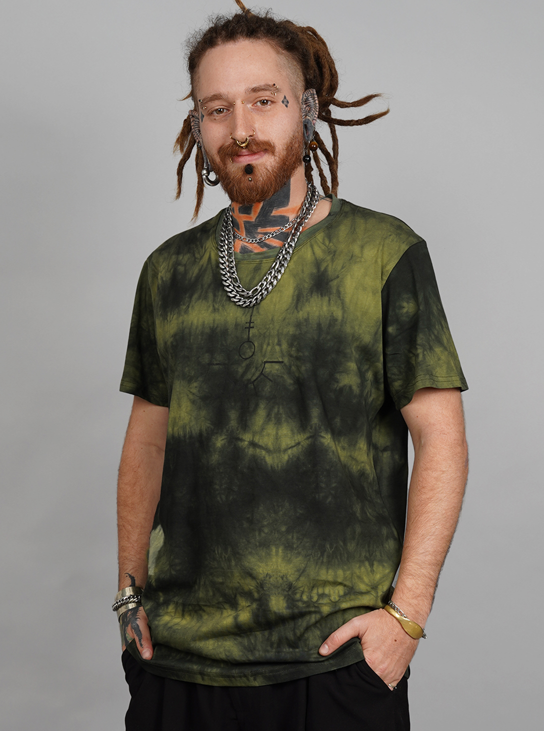 Champignon LIME TIE DYE