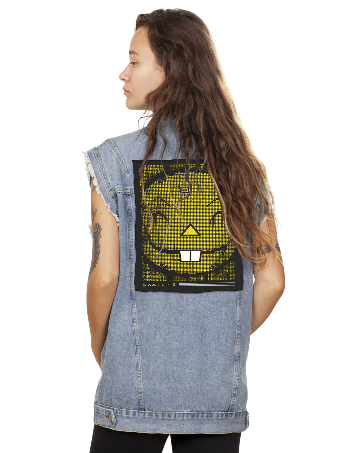 CHINI VEST BLUE DENIM