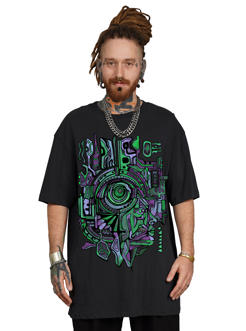 CODEX OVERSIZE T-SHIRT GREY MEL