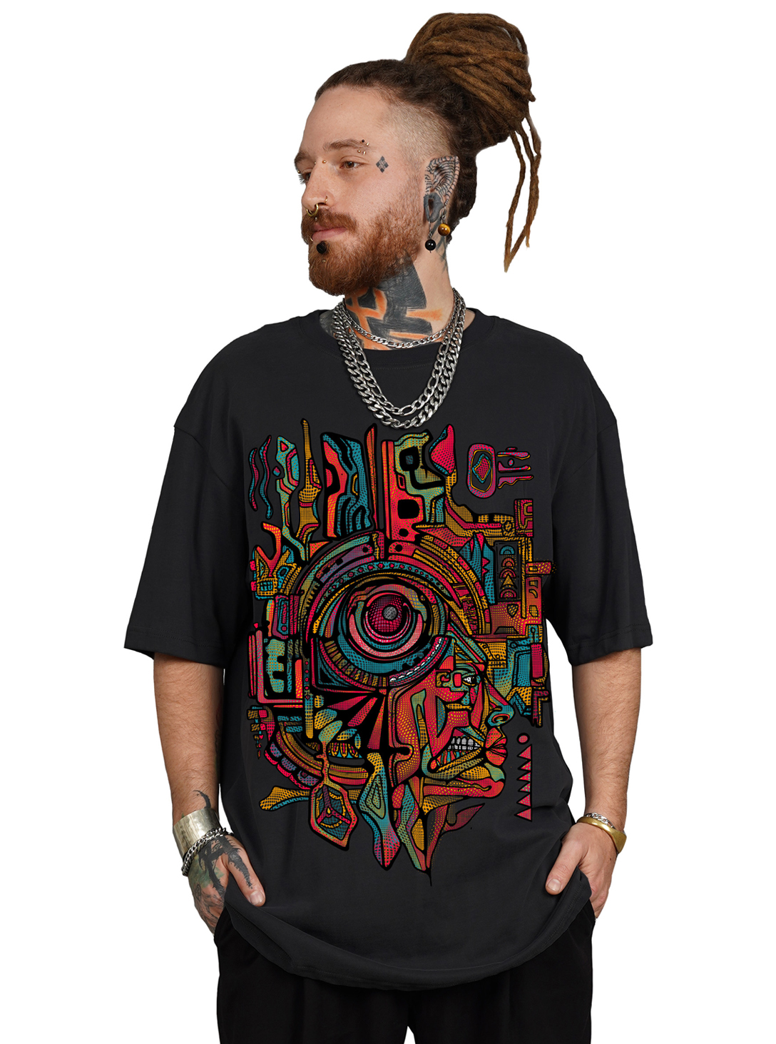 CODEX OVERSIZE T-SHIRT GREY MEL