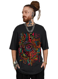 CODEX OVERSIZE T-SHIRT BLACK