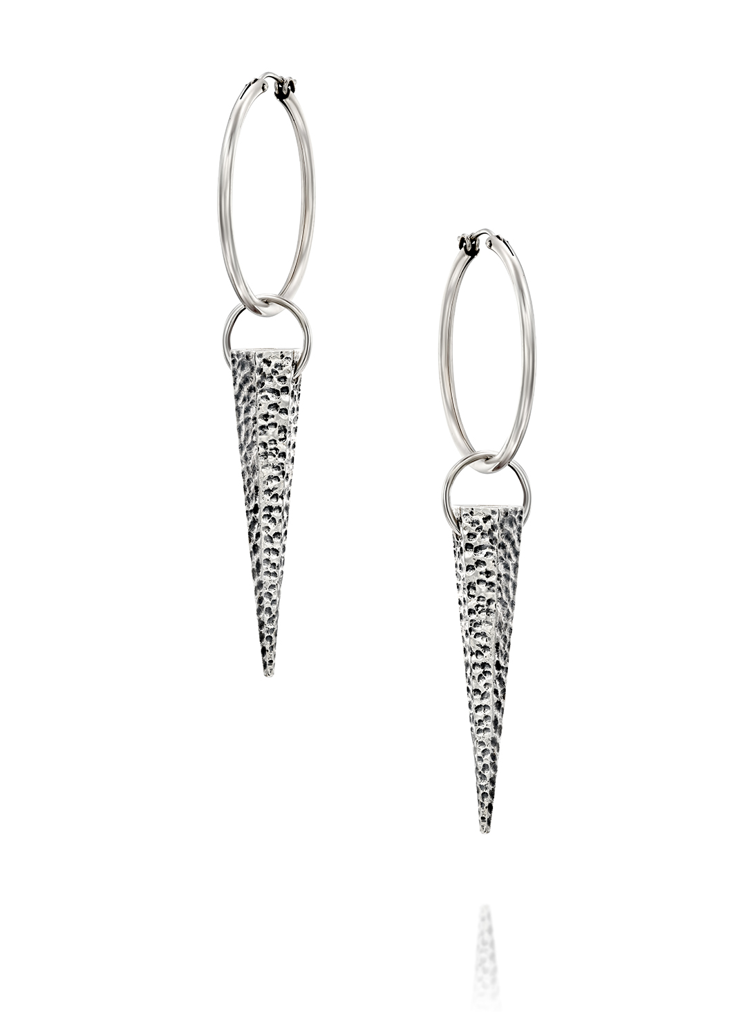 CONE EARRING SILVER