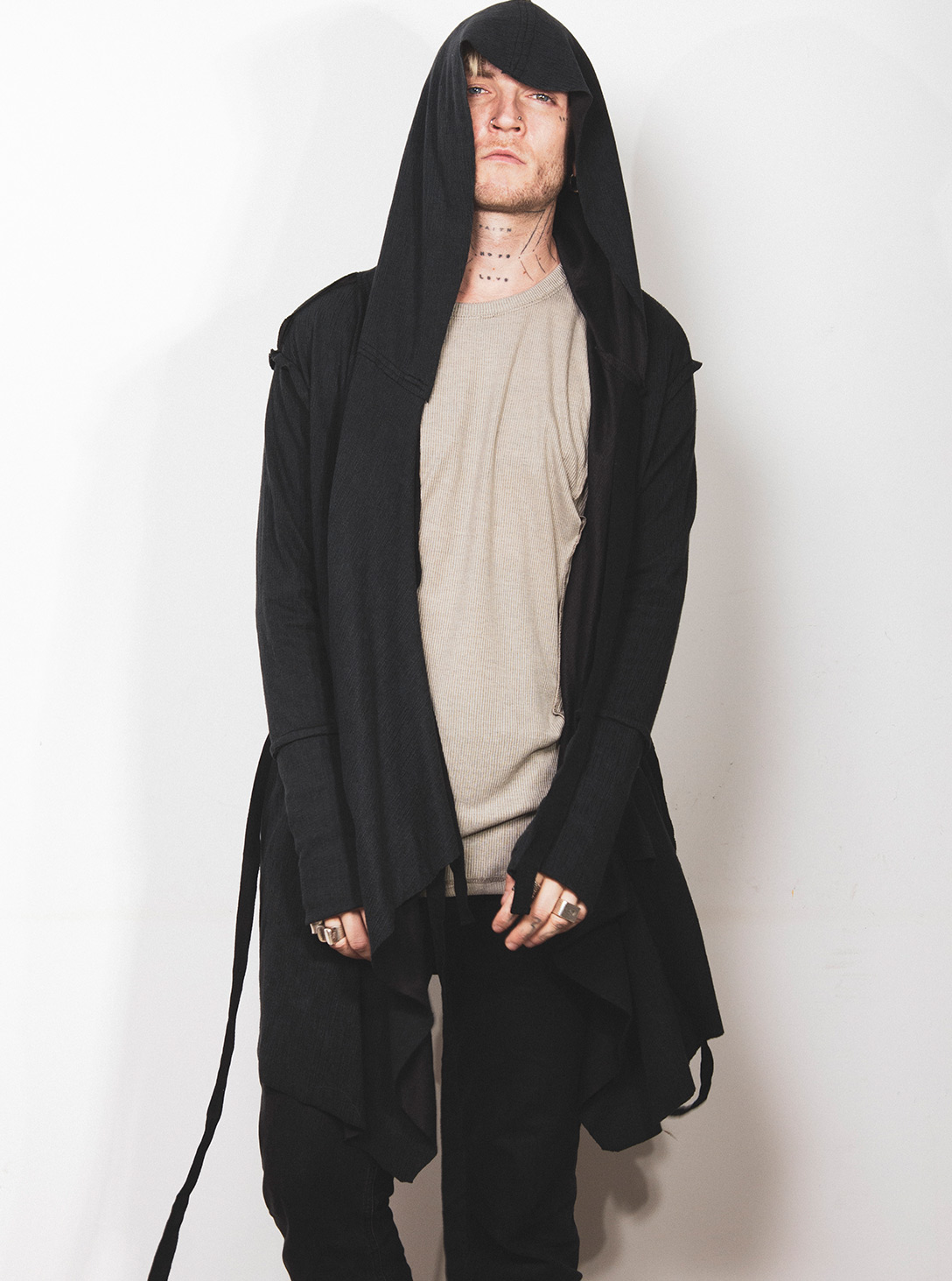 Crime MEN HOOD Black