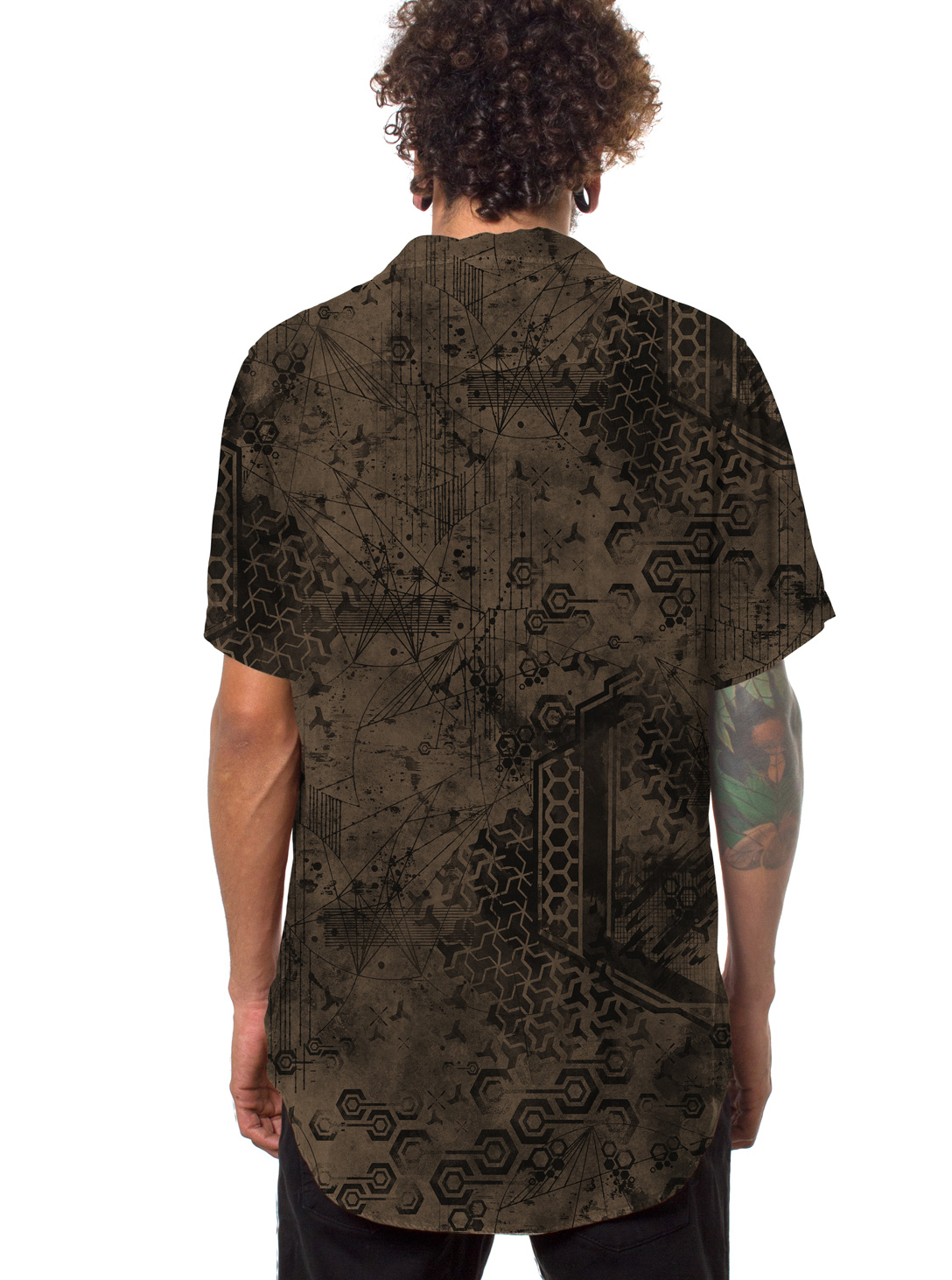 DEA BROWN MEN'S BUTTON SHIRT