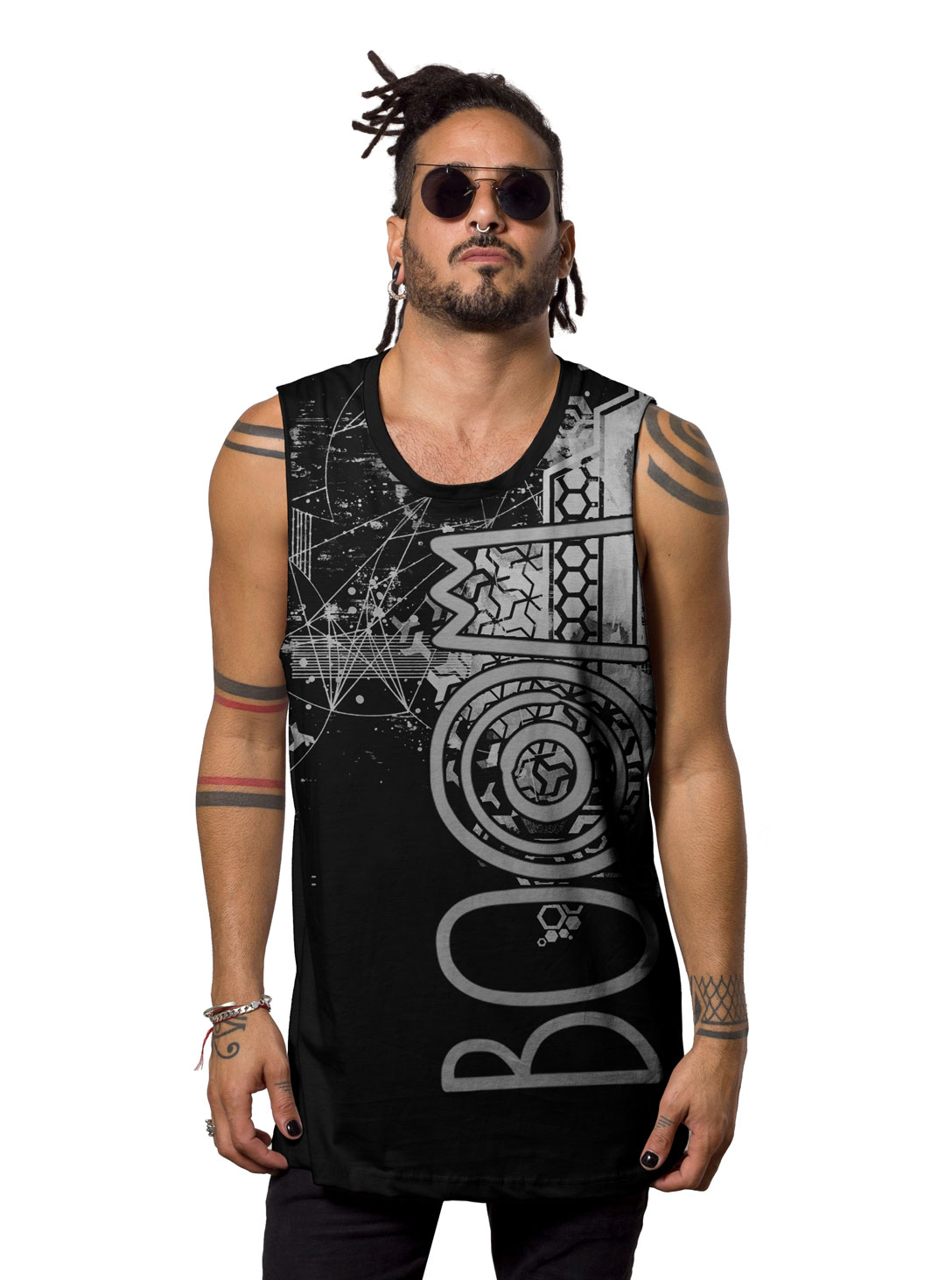 DEA BOOM TANK TOP BLACK-BOOM FESTIVAL