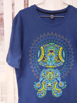 Dios De Los Plazmos  Dark Blue