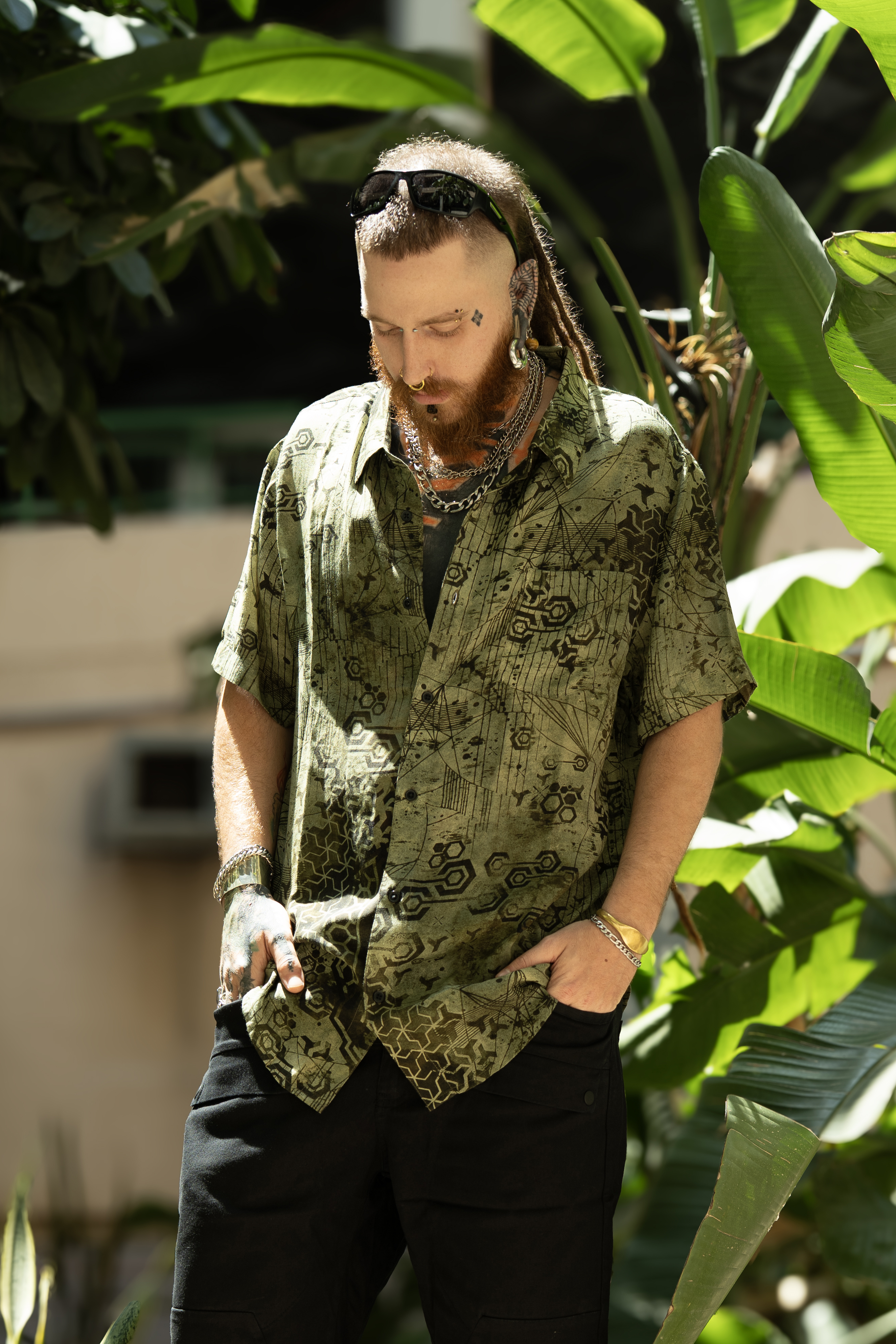 Dea Button shirt OLIVE