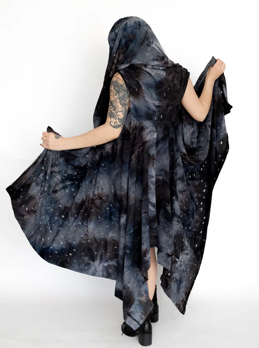 Desert Warrior OVERSIZE WOMEN Vest WASH BLACK 