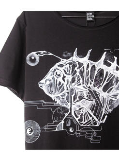 Edison Fish Black