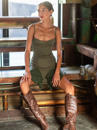 FAIRY CUP DRESS OLIVE