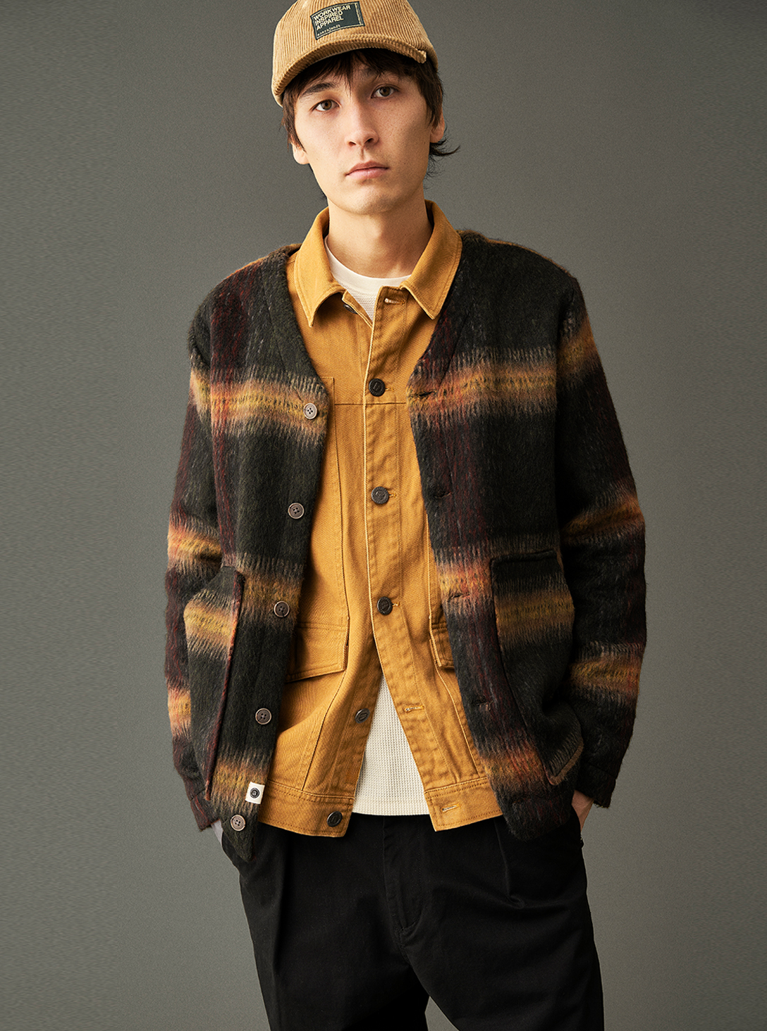 AKDAN MAN OVERSHIRT- FOREST NIGHT