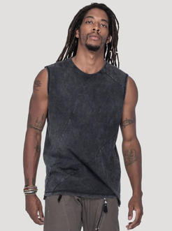Fastback MEN Sleevles SHIRT WASH BLACK