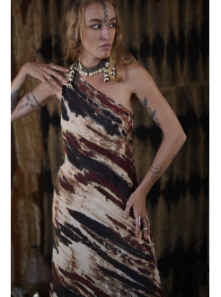 Giza Dress RED SPLASH