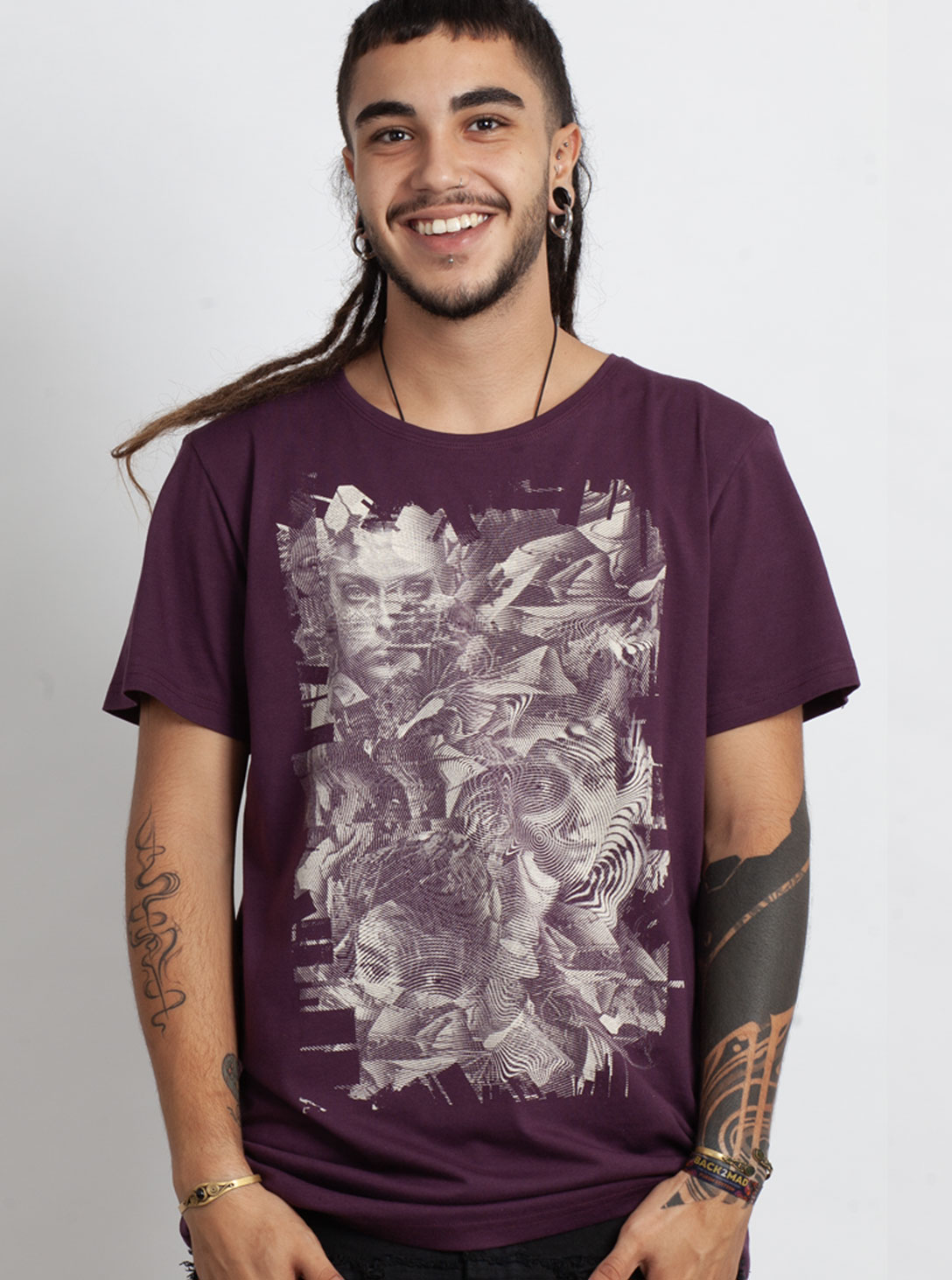 glitch tone DARK PURPLE