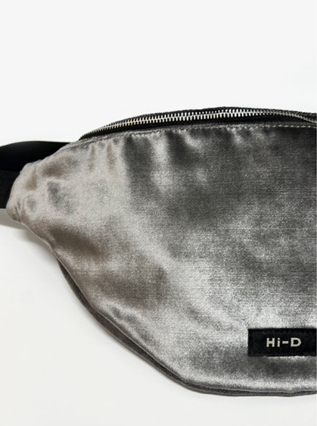 Oversize pouch ALICE GREY VELVET