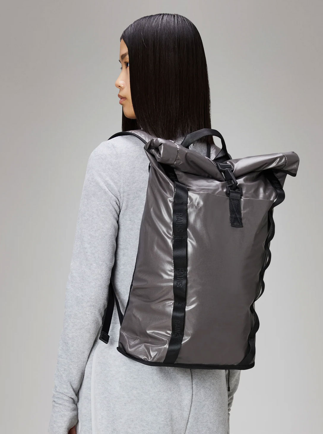 SIBU ROLLTOP RUCKSACK GREY