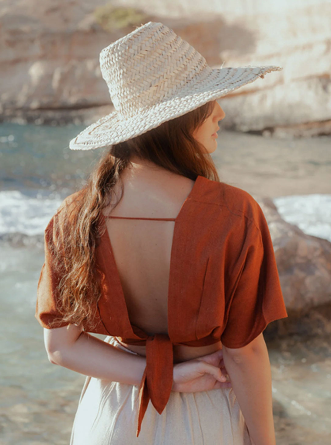 ALICE CROP TOP CINAMON