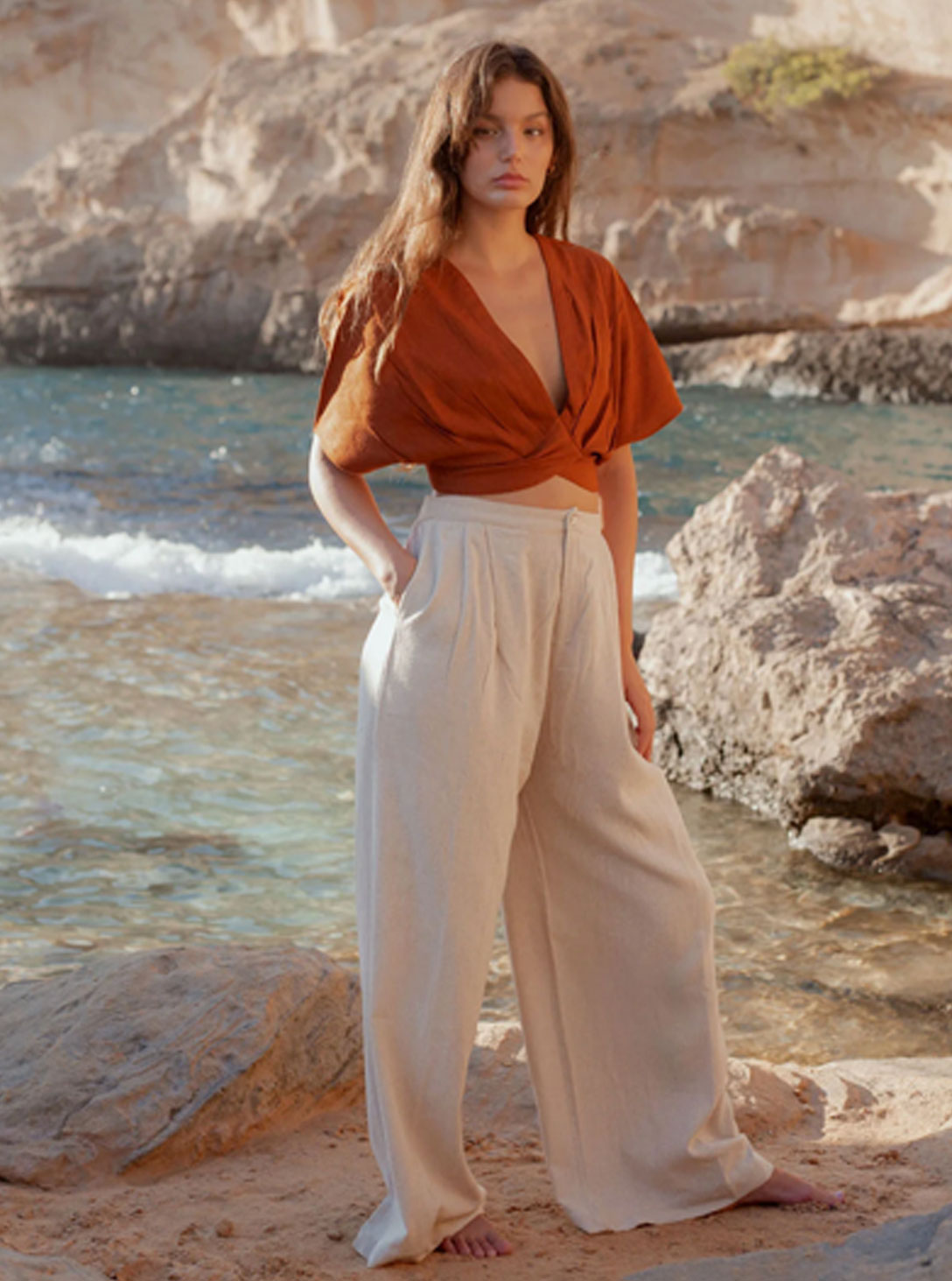 ALICE CROP TOP CINAMON