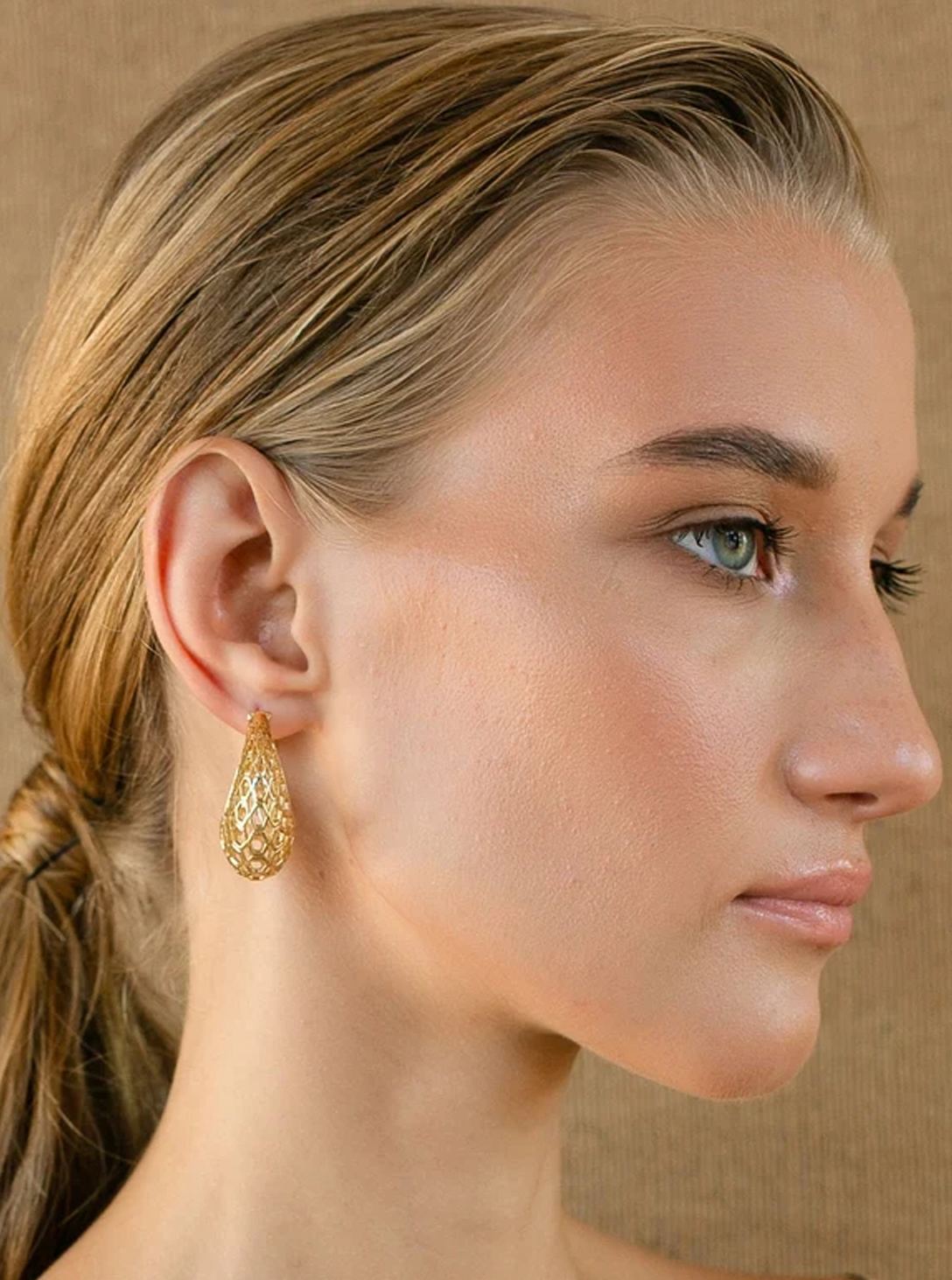 HIVE PLATED EARRINGS 