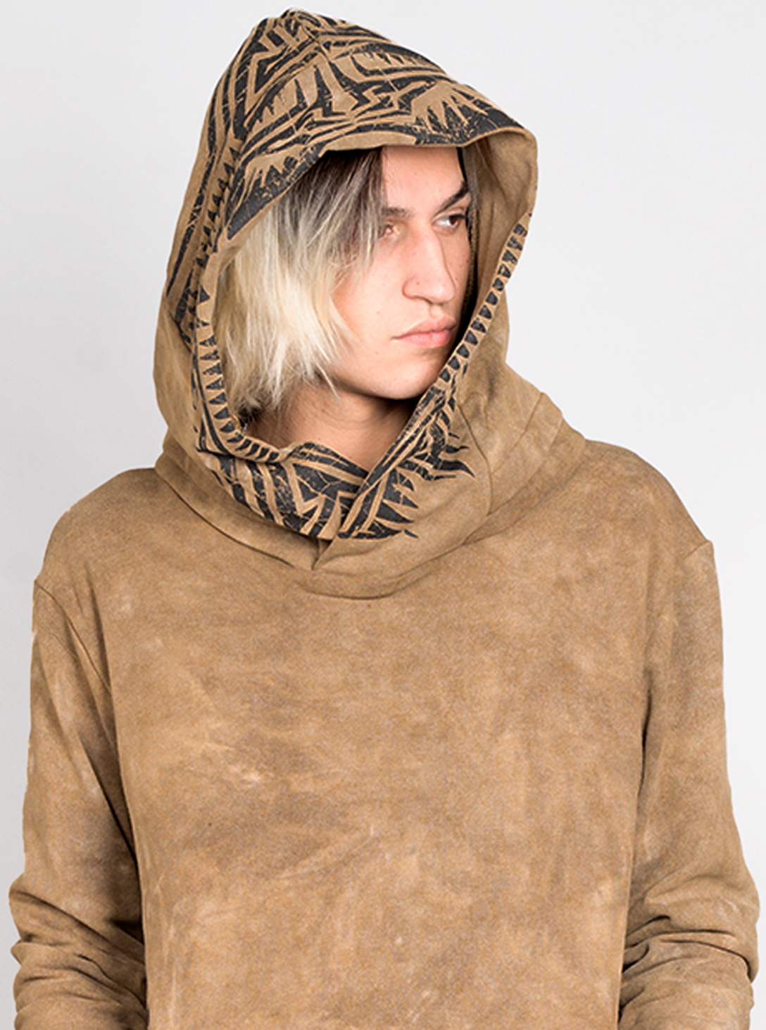 Horizon Wash Olive Men Hood