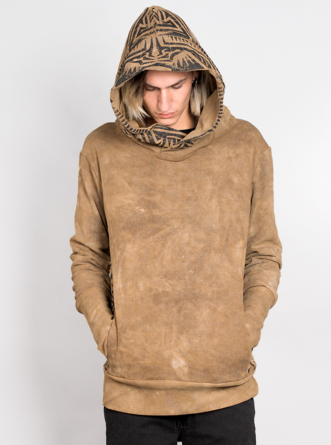 Horizon Wash Olive Men Hood