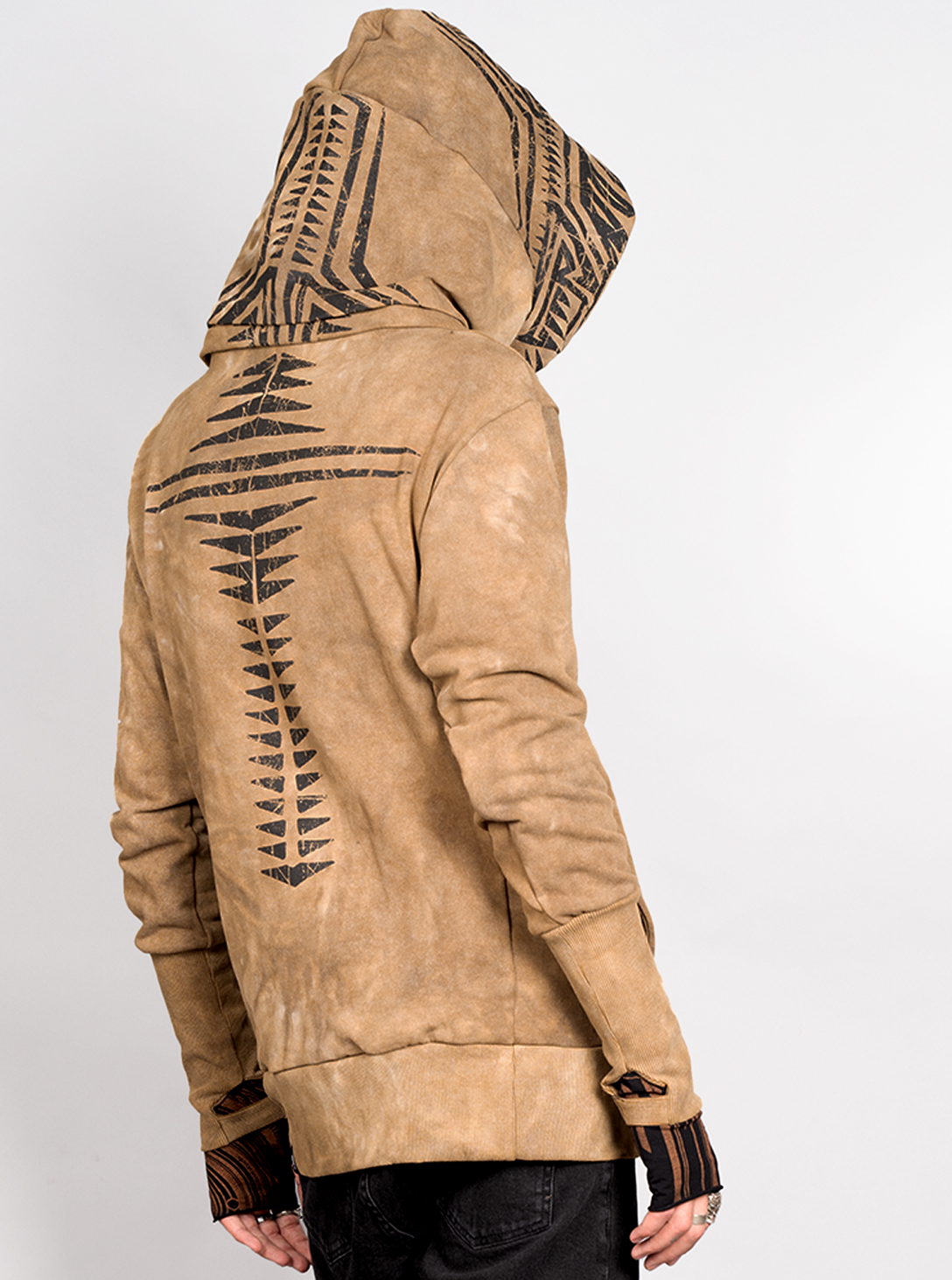 Horizon Wash Olive Men Hood